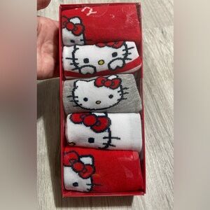 New Set of 5 Hello Kitty Socks